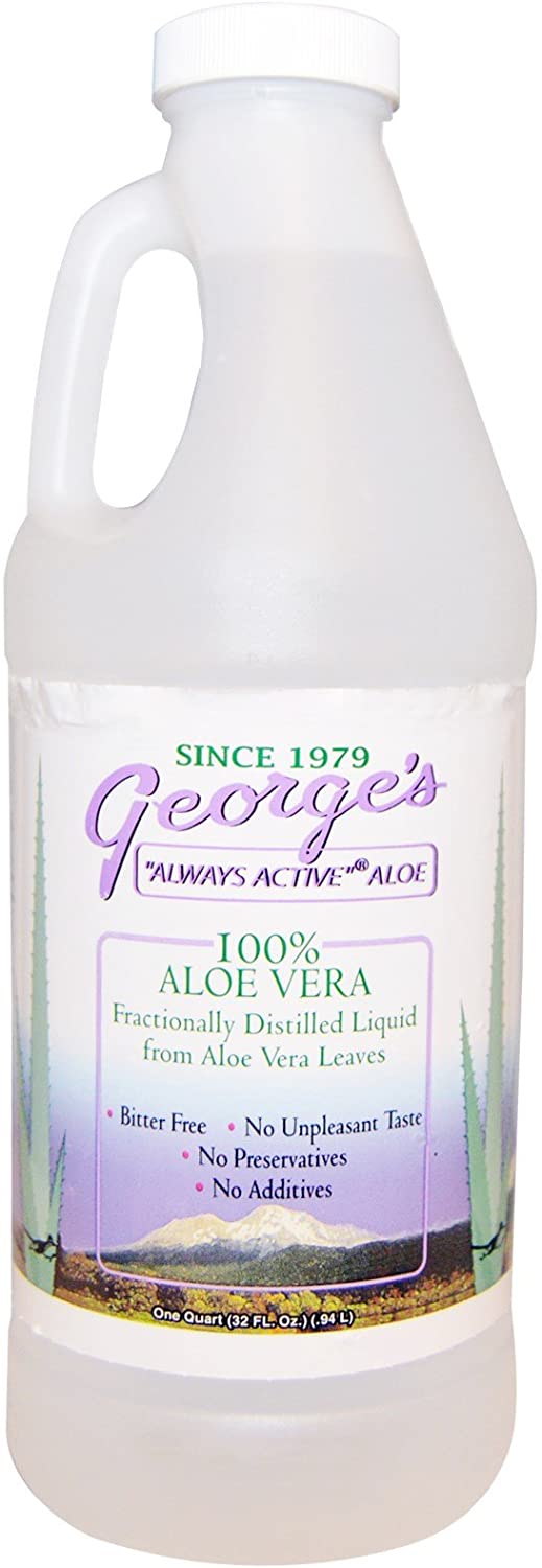 George's 100% Aloe Vera Distillate 940mL- ONTARIO NATURAL FOOD CO-OP-The Health Store- Default Title