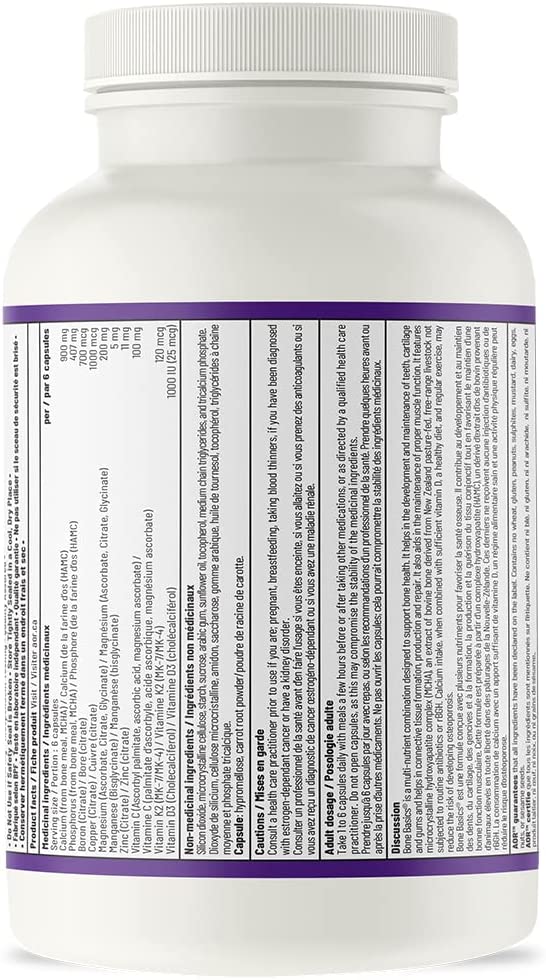 AOR Bone Basics 360 Caps- AOR-The Health Store- Default Title