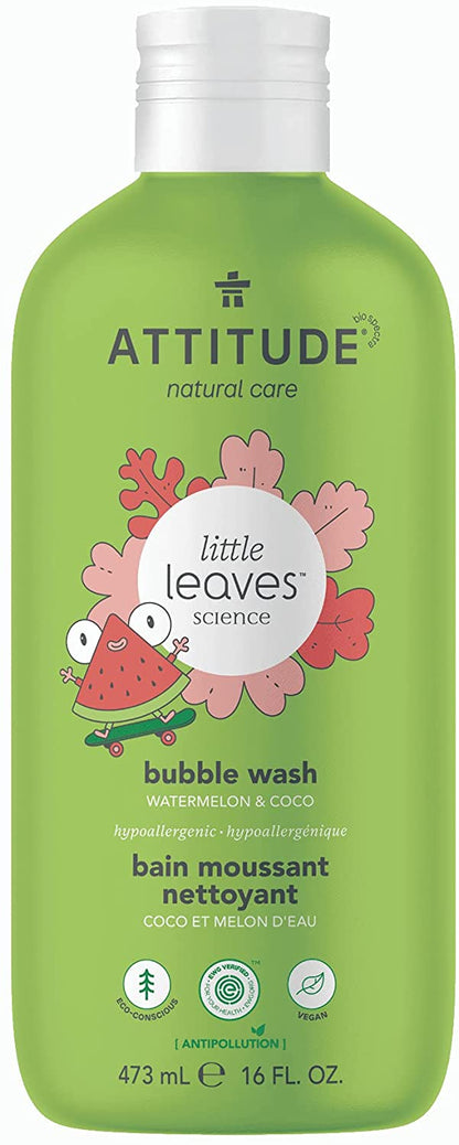 ATT Little Leaves Bubble Wash Watermelon Coco 473mL- PURITY LIFE-The Health Store- Default Title