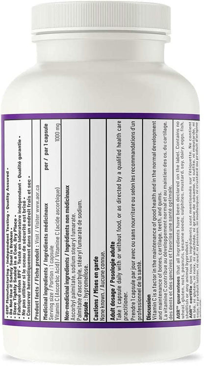 AOR Vitamin C 1000mg 300 V Caps- AOR-The Health Store- Default Title