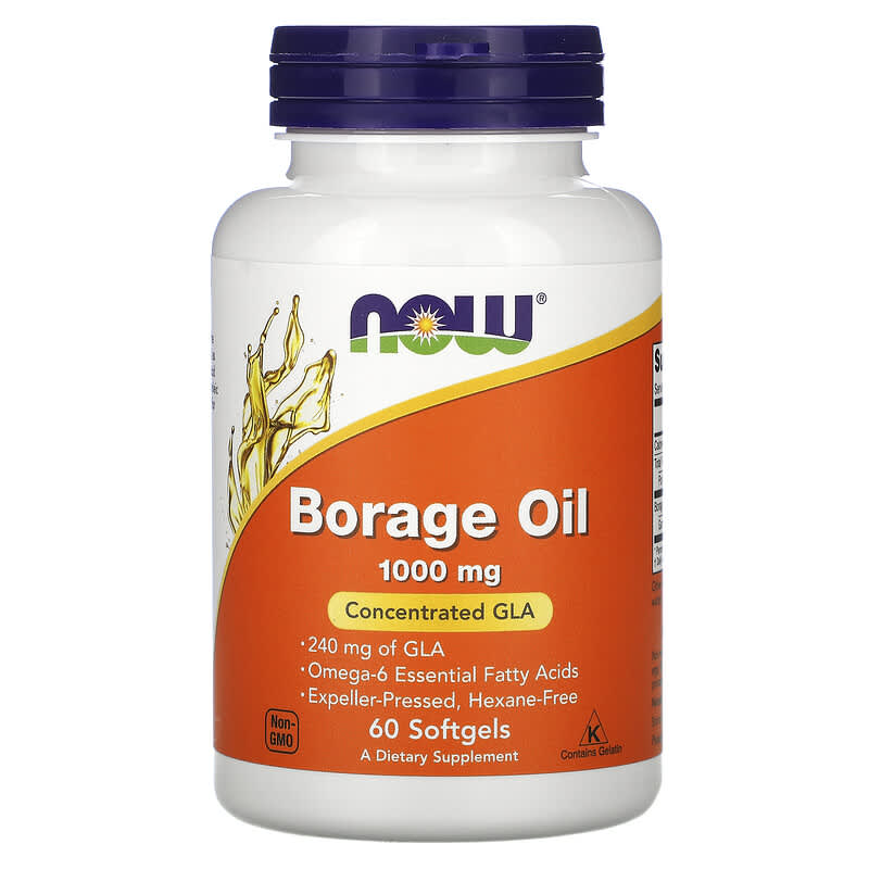 NOW Borage Oil GLA 60 Soft Gels- PURE SOURCE-The Health Store- Default Title
