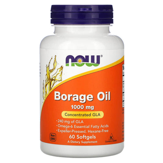 NOW Borage Oil GLA 60 Soft Gels- PURE SOURCE-The Health Store- Default Title