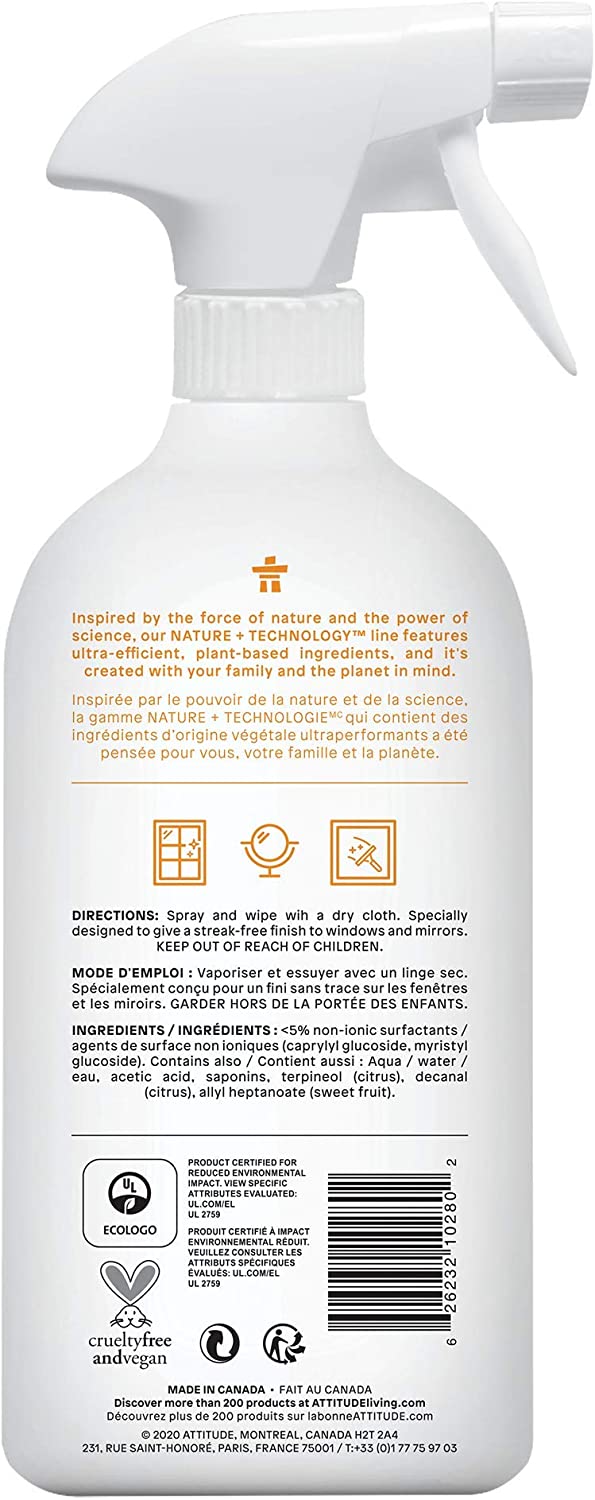 ATT Window & Mirror Cleaner 800mL- PURITY LIFE-The Health Store- Default Title