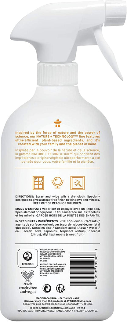 ATT Window & Mirror Cleaner 800mL- PURITY LIFE-The Health Store- Default Title