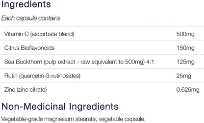 CanPrev Synergy C with Sea Buckthorn 90 V Caps- CANPREV-The Health Store- Default Title