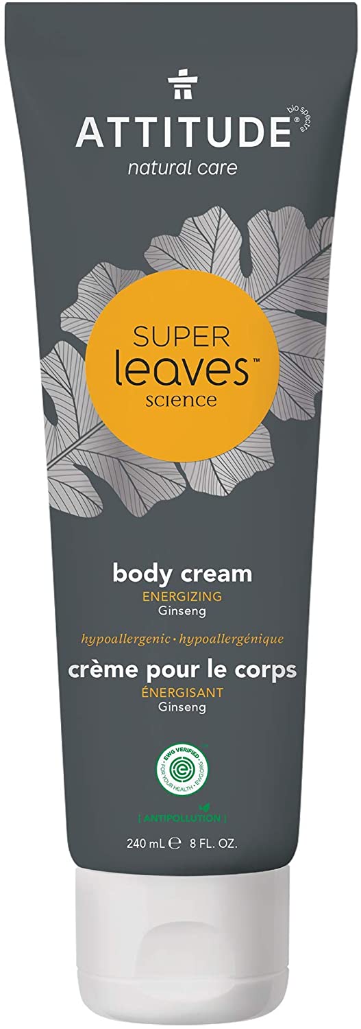 ATTITUDE Men Energizing Body Cream Ginseng 240mL- PURITY LIFE-The Health Store- Default Title