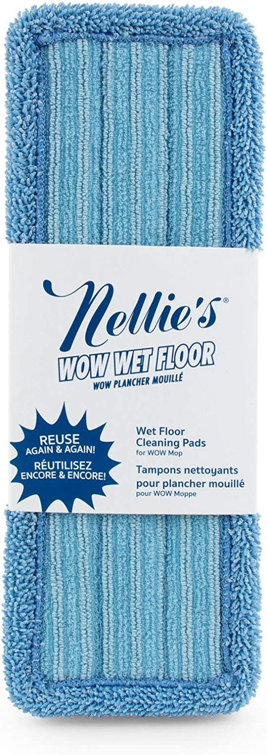 NELLIE'S WOW Mop Wet Cleaning Pads 2-Pack