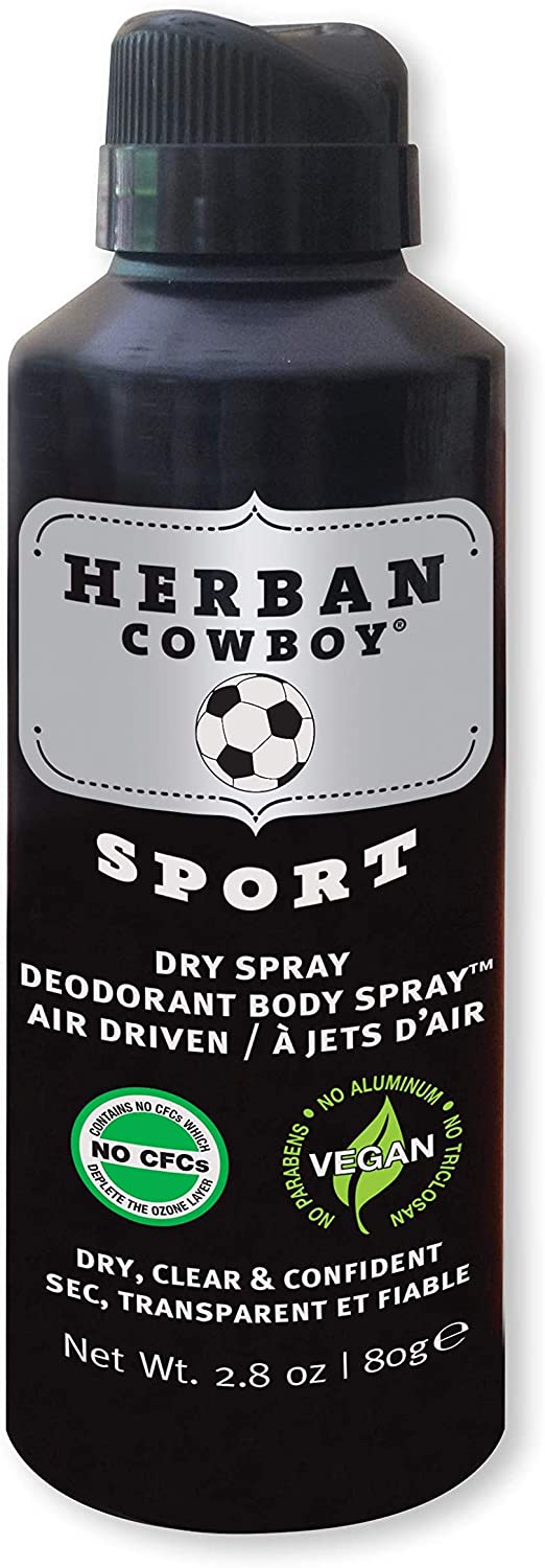 HERBAN Sport Dry Deodorant Spray 80g- PURITY LIFE-The Health Store- Default Title