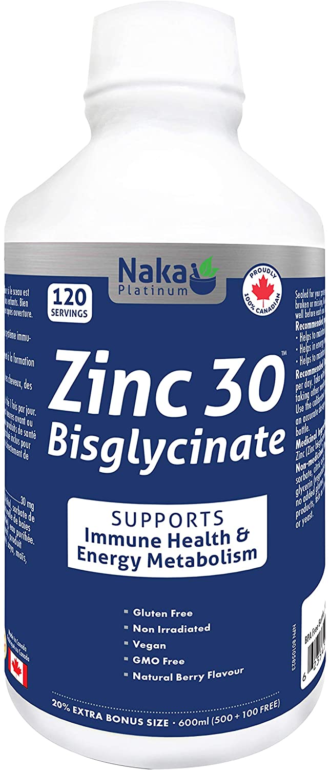 Naka Zinc 30 Bisglycinate 600mL