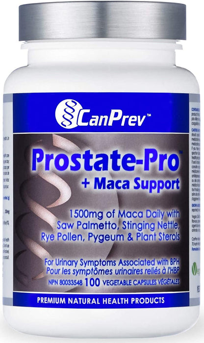 CanPrev Prostate Pro + Maca Support 100 V Caps- CANPREV-The Health Store- Default Title