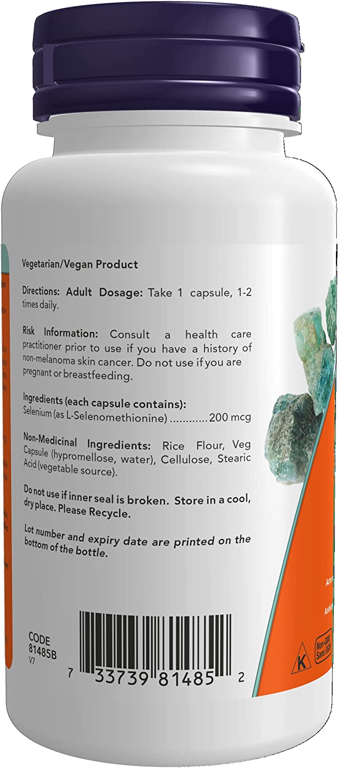 NOW Selenium 200mcg 90 V Caps- PURE SOURCE-The Health Store- Default Title