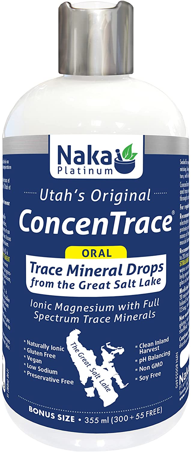 Naka Utah's Original ConcenTrace Trace Mineral Drops 355mL