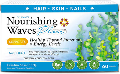 Rhoziva Nourishing Waves Plus: Healthy Thyroid Function + Energy Levels - 60 V Caps- NANTON NUTRACEUTICALS LTD-The Health Store- Default Title