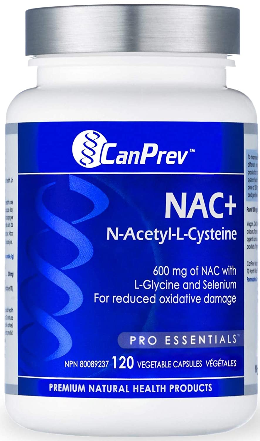 CanPrev Nac+ N-Acetyl-L-Cysteine 120 V Caps