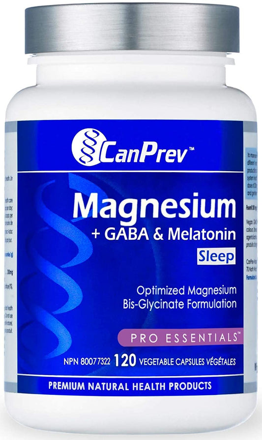 CanPrev Magnesium Gaba & Melatonin Sleep 120 V Capsules