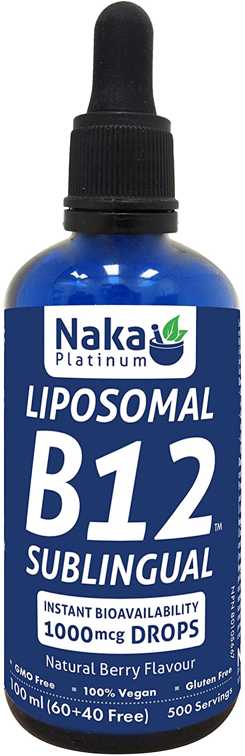 Naka Liposomal B12 Sublingual 1000 mcg Drops 100mL