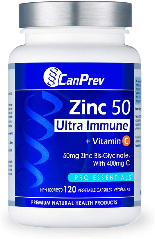 CanPrev Zinc 50 Ultra Immune + Vitamin C 120cap