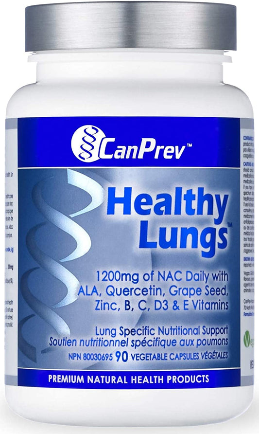 CanPrev Healthy Lungs 1200mg 90 V Caps