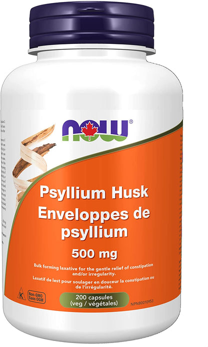 NOW Psyllium Husk 200 Caps- PURE SOURCE-The Health Store- Default Title