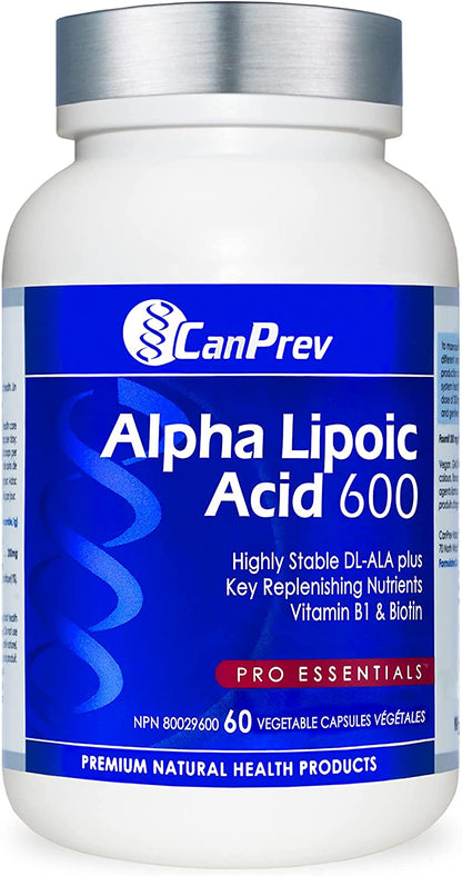 CanPrev Alpha Lipoic Acid 600 60 V Caps- CANPREV-The Health Store- Default Title