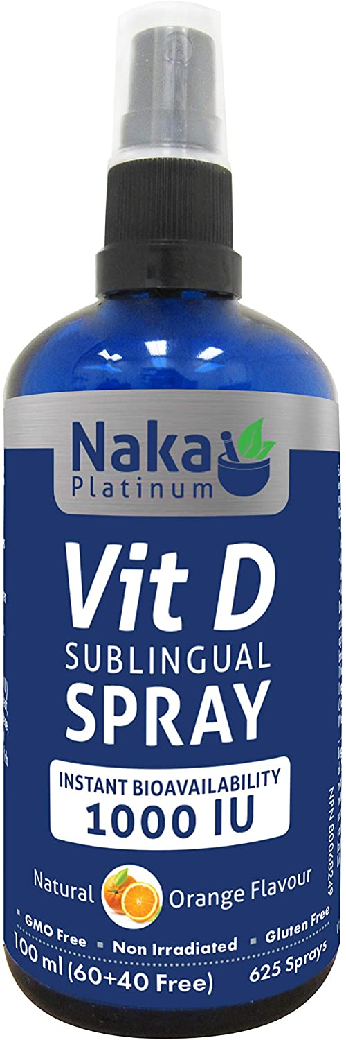 Naka Vit D Sublingual Spray 1000 IU 100mL