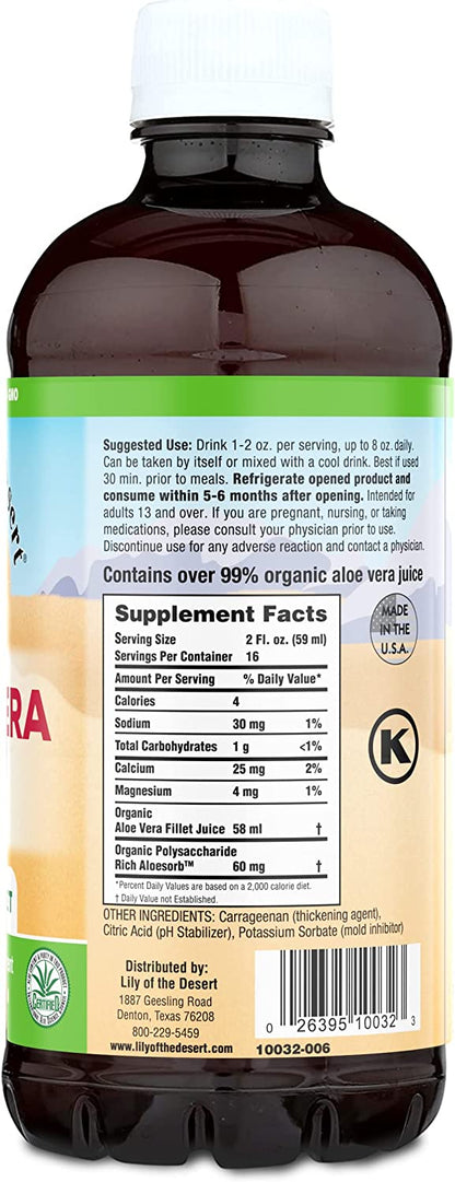 Lily of the Desert Aloe Vera Gel - Inner Fillet 946ml- PURITY LIFE-The Health Store- Default Title