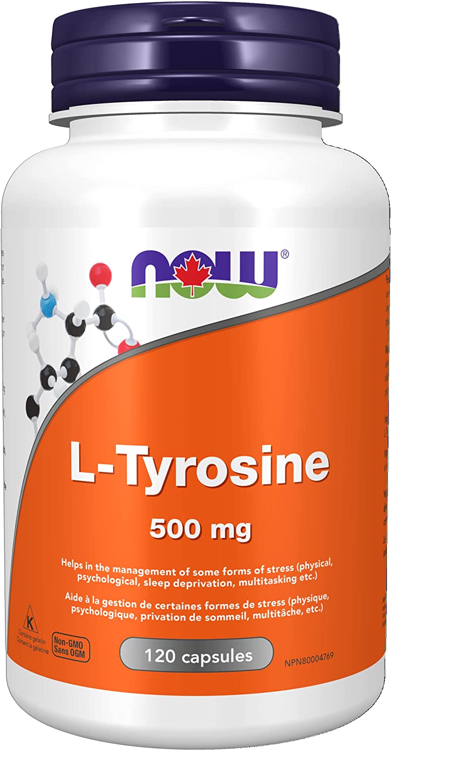 NOW L-Tyrosine 500mg 120 Caps- PURE SOURCE-The Health Store- Default Title