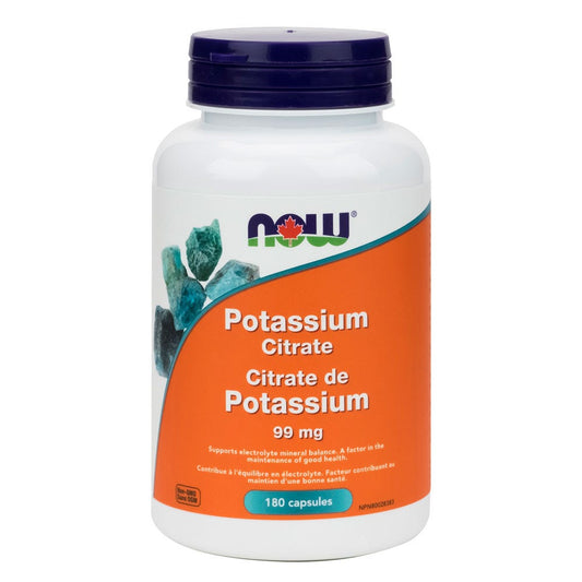 NOW Potassium Citrate 180 Caps