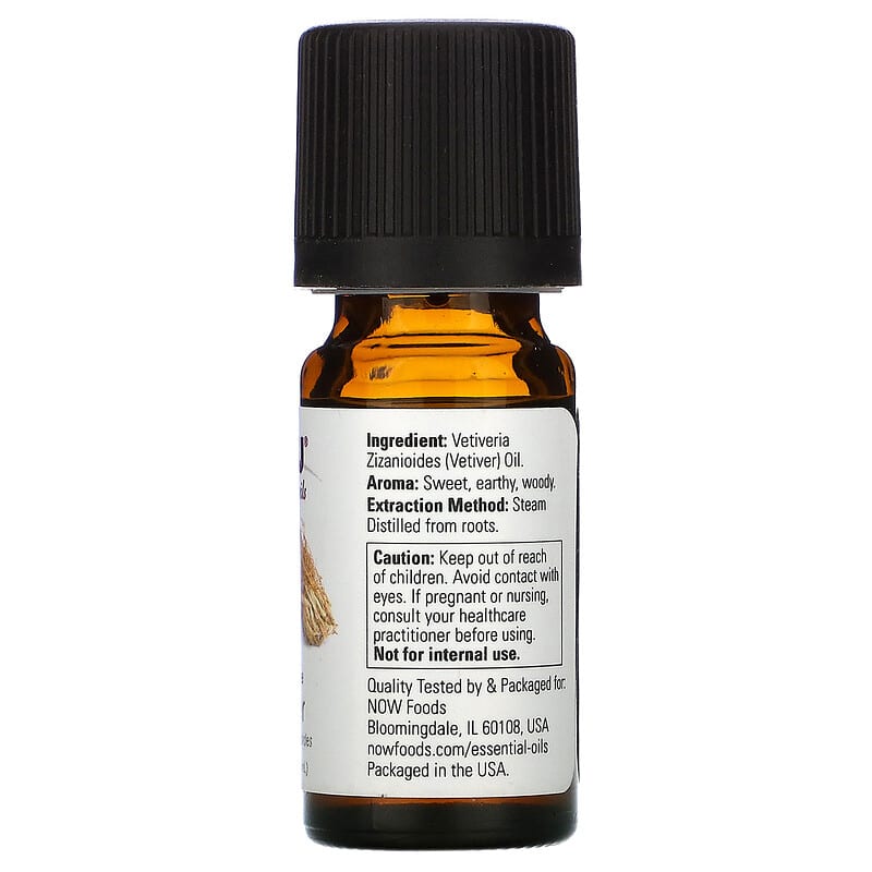 NOW Vetiver Essential Oil 30mL- PURE SOURCE-The Health Store- Default Title