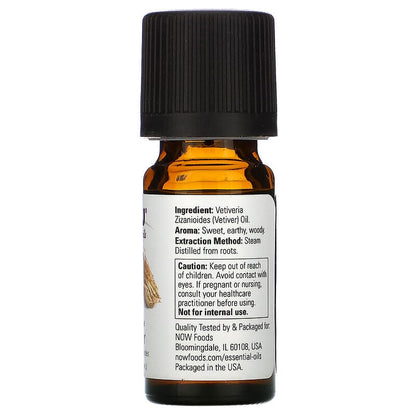 NOW Vetiver Essential Oil 30mL- PURE SOURCE-The Health Store- Default Title