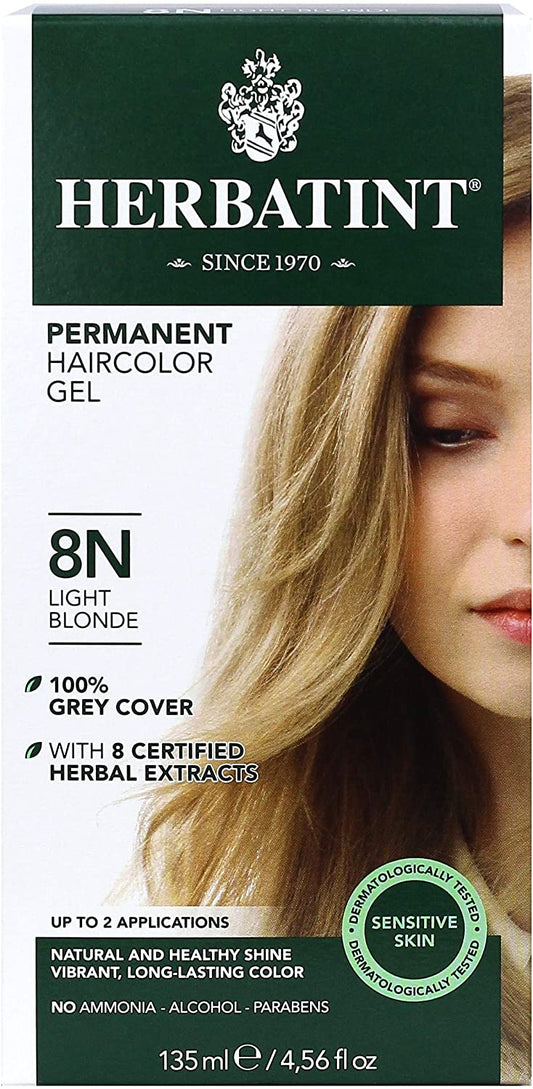 Herbatint Hair Dye 8N Light Blonde 135mL