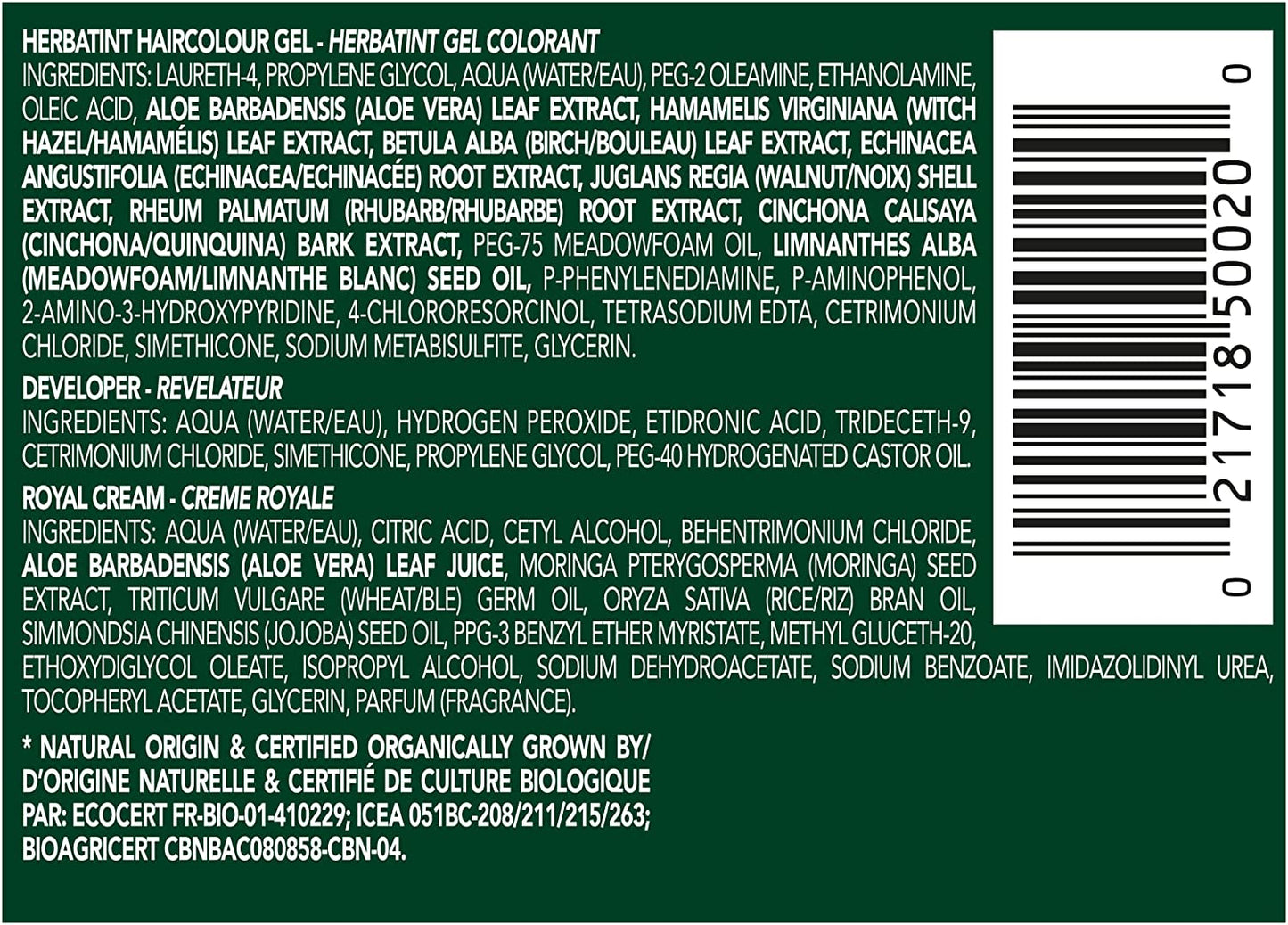 Herbatint Hair Dye 5R Light Copper Chestnut 135mL