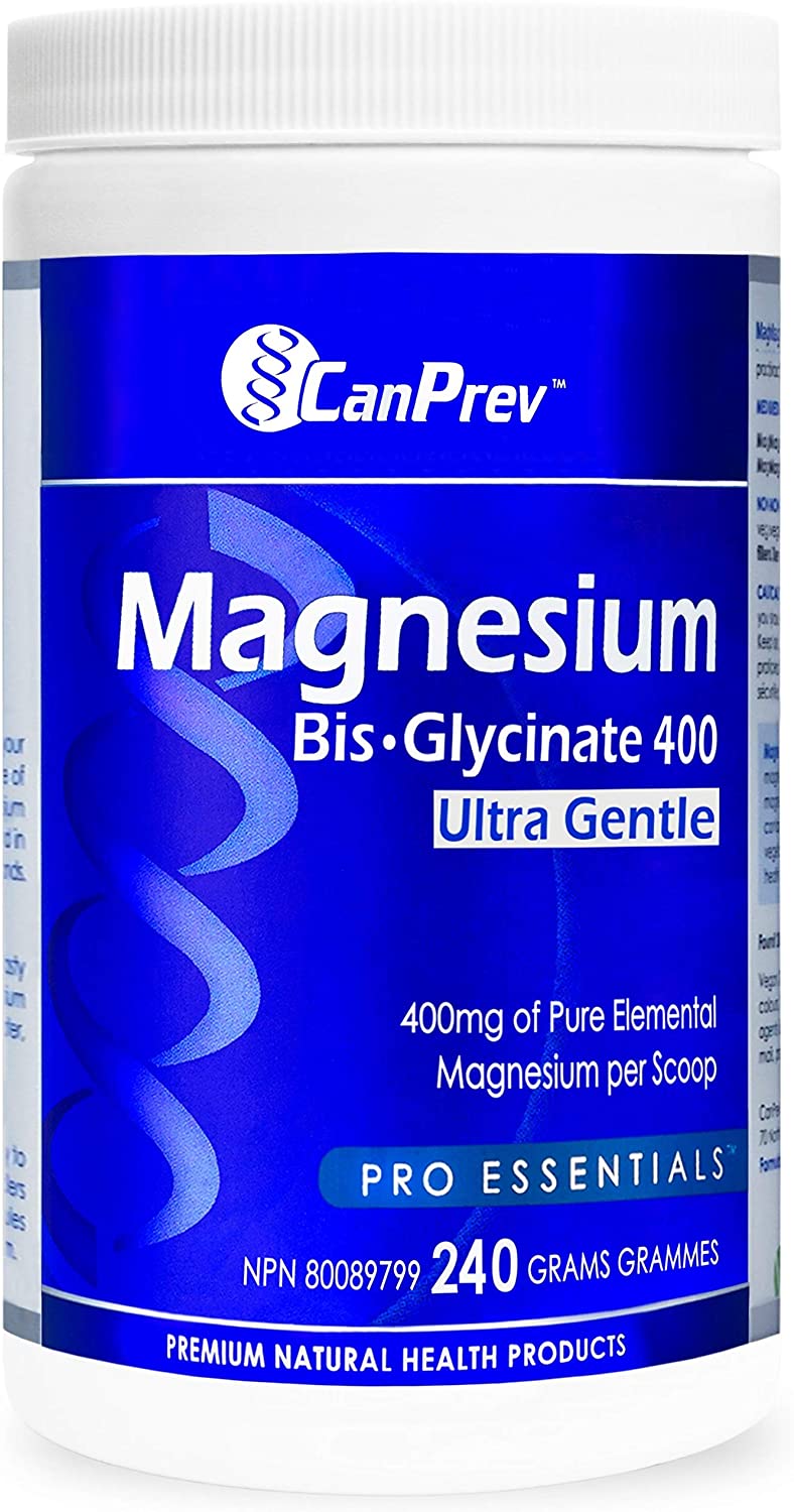 CanPrev Magnesium Bis-Glycinate 400 Ultra Gentle Powder System 240g- CANPREV-The Health Store- Default Title