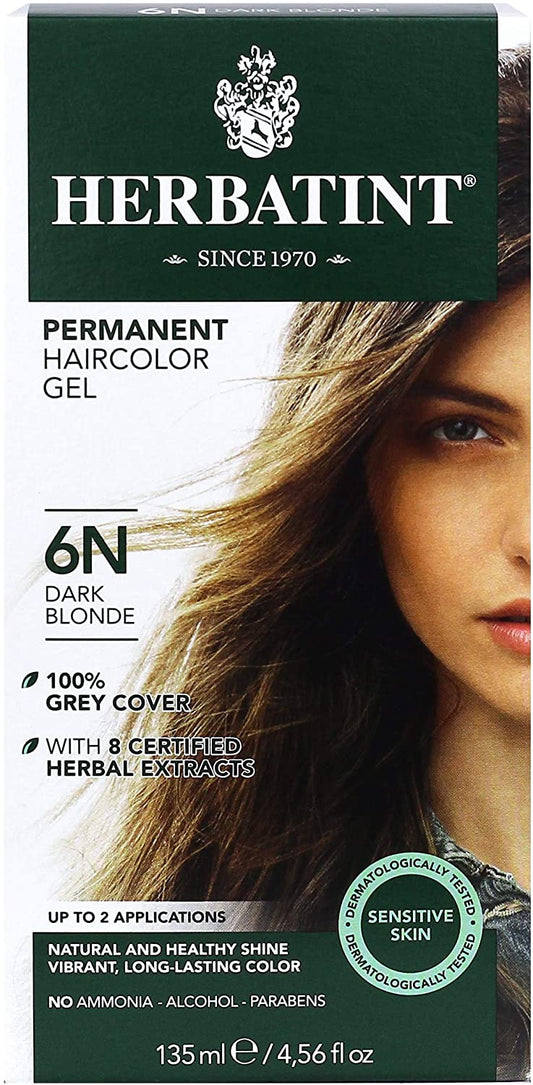 Herbatint Hair Dye 6N Dark Blonde 135mL