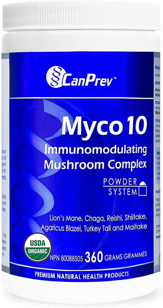 CanPrev Myco10 Immunomodulating Mushroom Complex 360g