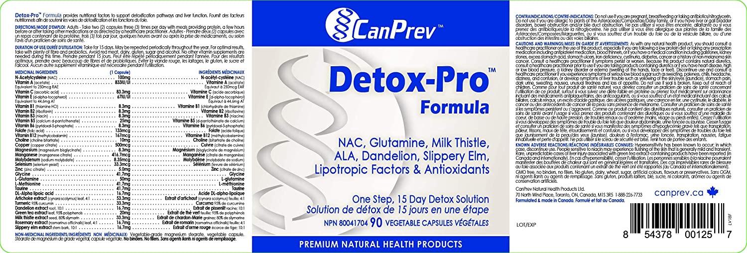 CanPrev Detox-Pro 15 Day Detox 90 V Caps- CANPREV-The Health Store- Default Title