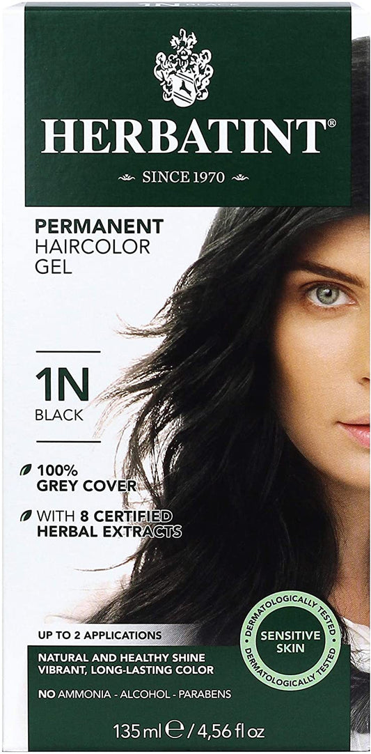 Herbatint Hair Dye 1N Black 135mL