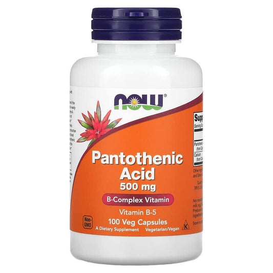 NOW Pantothenic Acid 100 V Caps- PURE SOURCE-The Health Store- Default Title