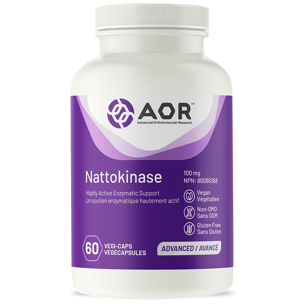 AOR Nattokinase 100mg 60 V Caps- AOR-The Health Store- Default Title