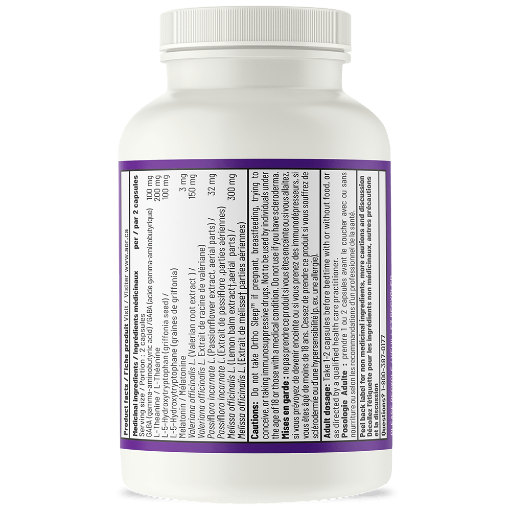 AOR Ortho Sleep 60 V Caps- AOR-The Health Store- Default Title