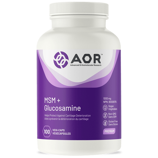 AOR MSM & Glucosamine 100 V Caps- AOR-The Health Store- Default Title