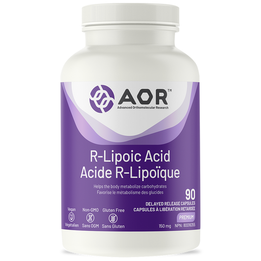 AOR R-Lipoic Acid 150mg 90 V Caps- AOR-The Health Store- Default Title
