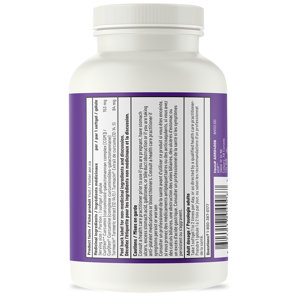 AOR Curcumin Ultra 60 Soft Gels- AOR-The Health Store- Default Title