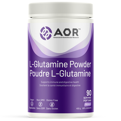 AOR L-Glutamine Powder 90 Servings/450g