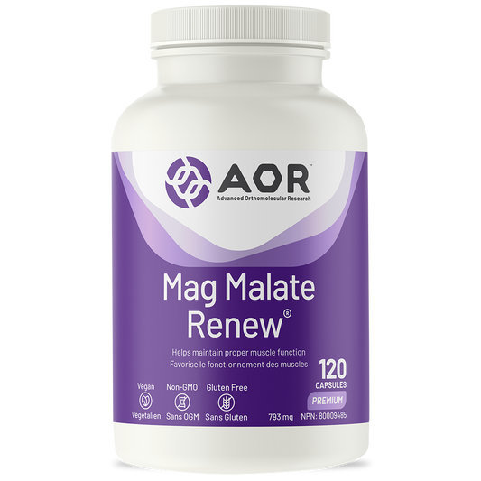 AOR Mag Malate Renew 240 Caps- AOR-The Health Store- Default Title
