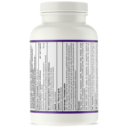 AOR Mag Malate Renew Magnesium 120 V Caps- AOR-The Health Store- Default Title