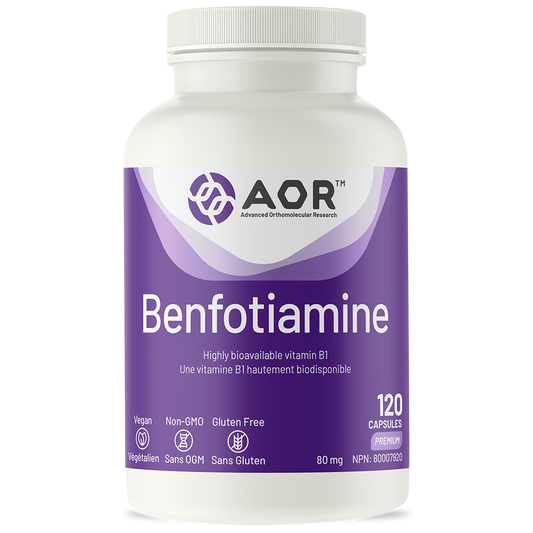 AOR Benfotiamine 120 V Caps- AOR-The Health Store- Default Title