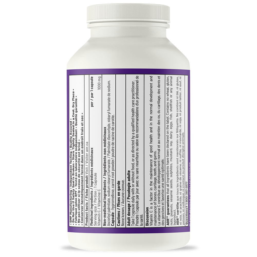AOR Vitamin C 1000mg 100 V Caps- AOR-The Health Store- Default Title