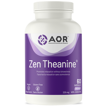 AOR Zen Theanine 60 V Caps- AOR-The Health Store- Default Title