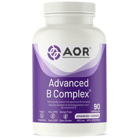 AOR Advanced B Complex- AOR-The Health Store- 90 Caps